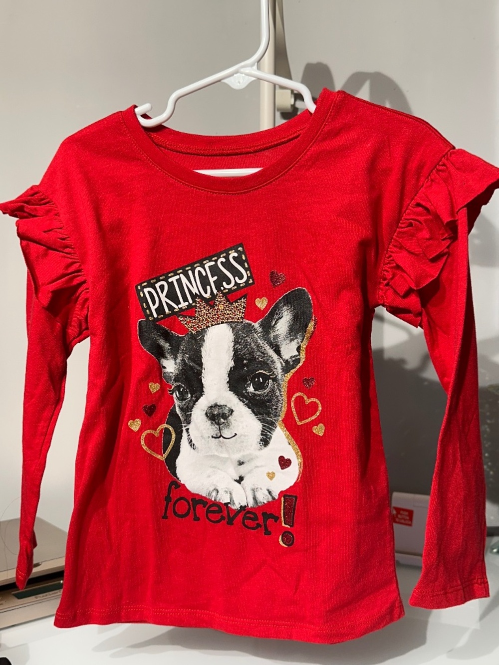 Garanimals Girls "Princess Forever" Long Sleeve Shirt, sz 4T (A86)